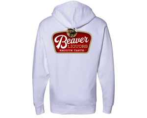 Beaver Liquors Hoodie - White