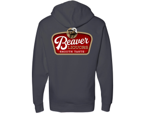 Beaver Liquors Hoodie - Grey