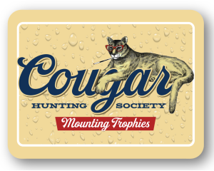 Cougar Hunting Decal