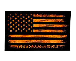 American DHK Flag Decal