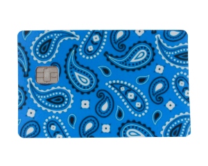 Paisley Credit Card Decal