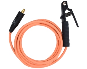 2 Gauge Welding Lead Whip with Stinger and Cable Connector