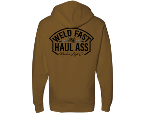 Weld Fast Haul Ass Hoodie - Tan