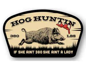 Hog Hunting Decal