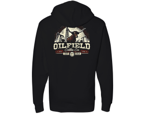 Oilfield Cattle Co. Est 2018 Hoodie - Black