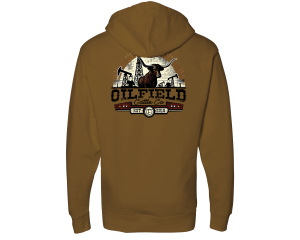 Oilfield Cattle Co. Est 2018 Hoodie - Tan