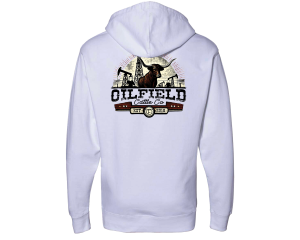 Oilfield Cattle Co. Est 2018 Hoodie - White