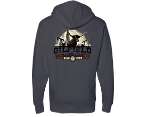 Oilfield Cattle Co. Est 2018 Hoodie - Grey