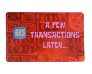 A Few Transactions Later Credit Card Decal
