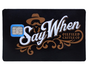 Say When Credit Card Decal